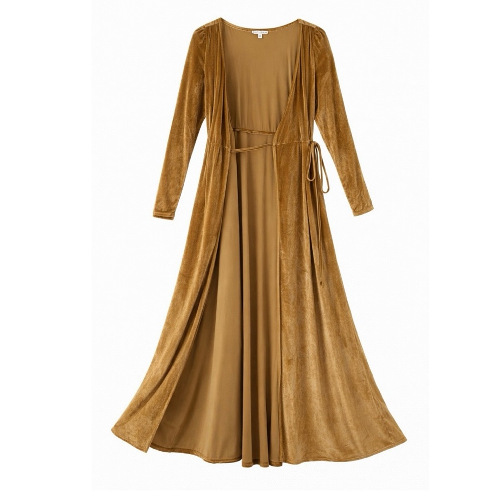 Baltic Born Gold Long Sleeve Dress